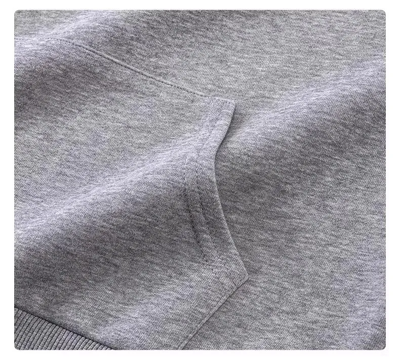 Women's Gray Fleece-Lined Short Sweatshirt - Autumn/Winter Slim Fit Hooded Pullover - Trendy Right Shoulder Design - Warm and Comfortable Inner Wear Top showcase 11