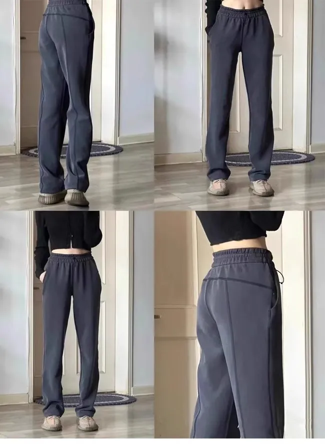 Women's Yoga Pants High Waisted Straight Leg Ultra-Lengthening Loose Fit Casual Wide Leg Softstrome Sports Pants for Workout, Gym, and Everyday Wear showcase 3