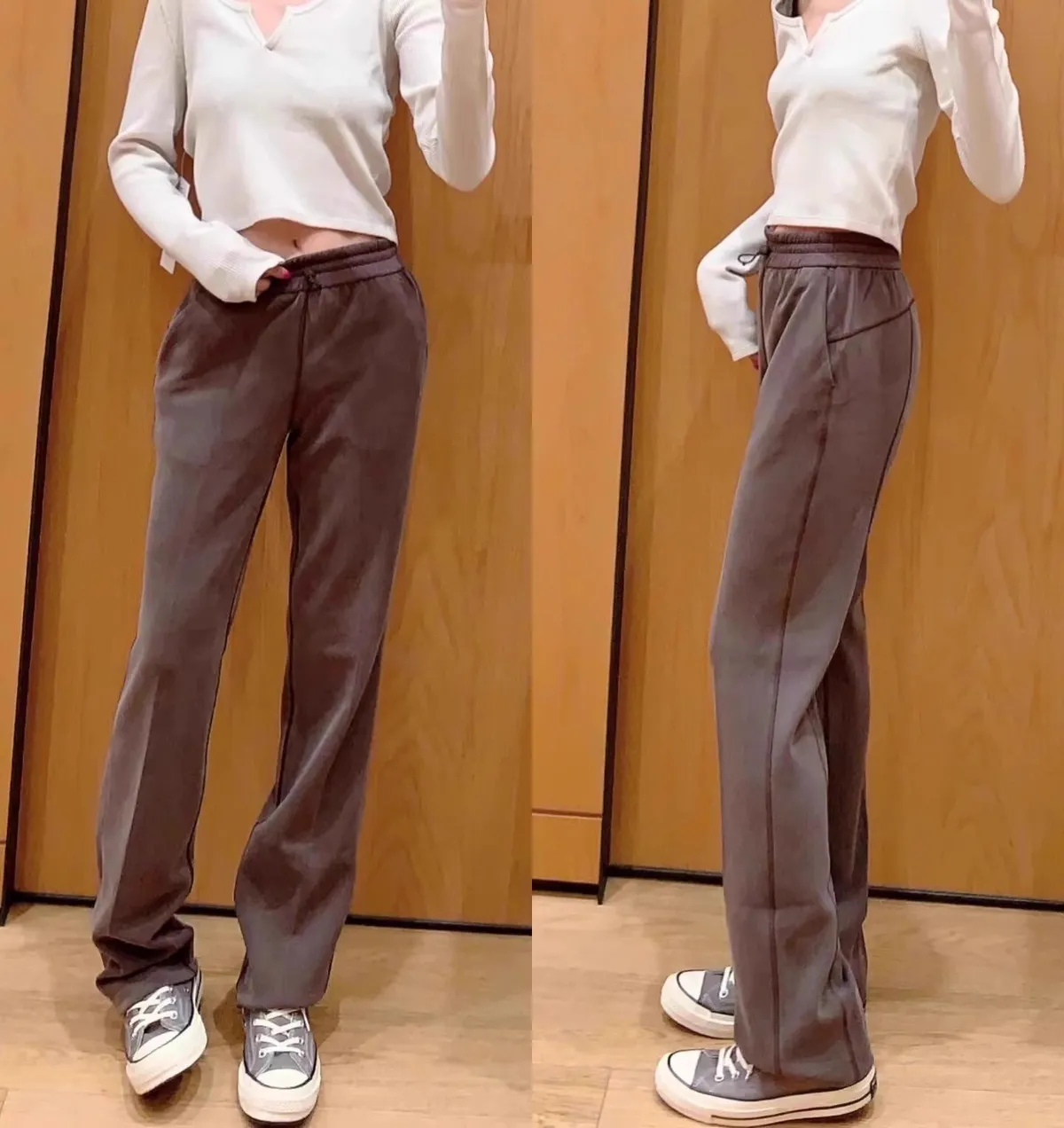 Women's Yoga Pants High Waisted Straight Leg Ultra-Lengthening Loose Fit Casual Wide Leg Softstrome Sports Pants for Workout, Gym, and Everyday Wear showcase 17
