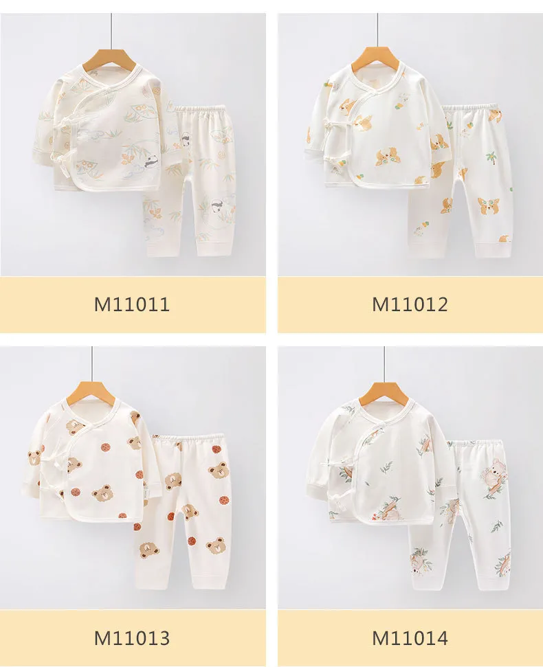 Baby Clothes Set, Pure Cotton Newborn Outfit, Unisex Long Sleeve Base Layer, Class A Quality, Autumn/Spring, Seamless Design, Infant Sleepwear, Baby Shower Gift showcase 15