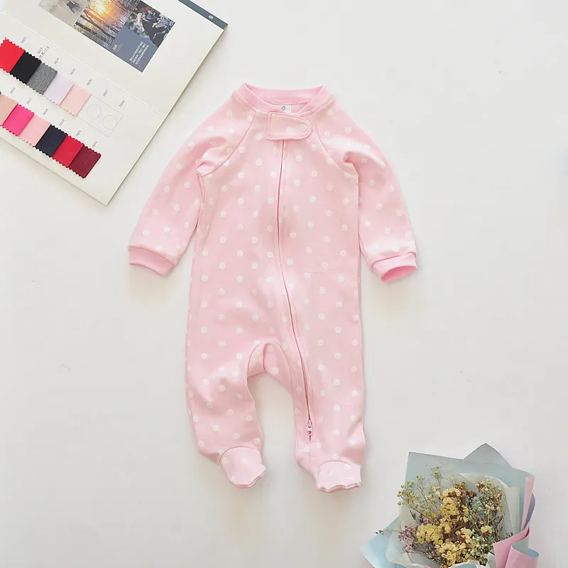 Pink White Polka Dot