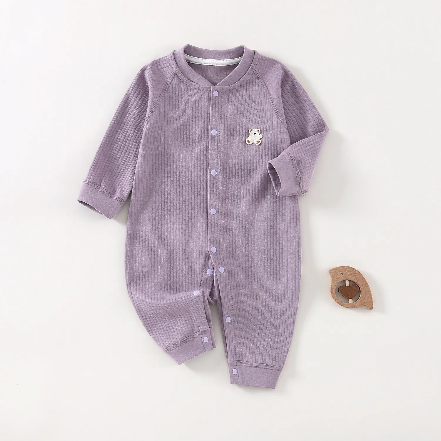 Newborn Baby Jumpsuit Pure Cotton Spring & Fall Outfit - Category A Quality, Soft Clothing for Infants, Perfect for Going Out thumbnail 9