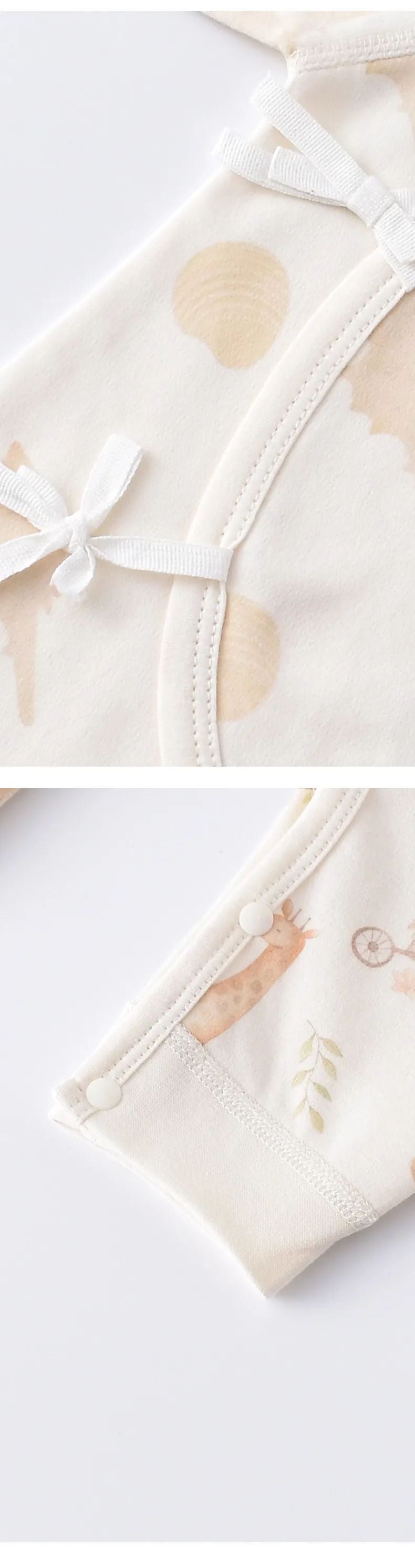 Newborn Baby Cotton Jumpsuit Spring Outfit - Soft, Comfortable, Boneless Design - Perfect Full Moon Gift, Class A Infant Clothing showcase 5