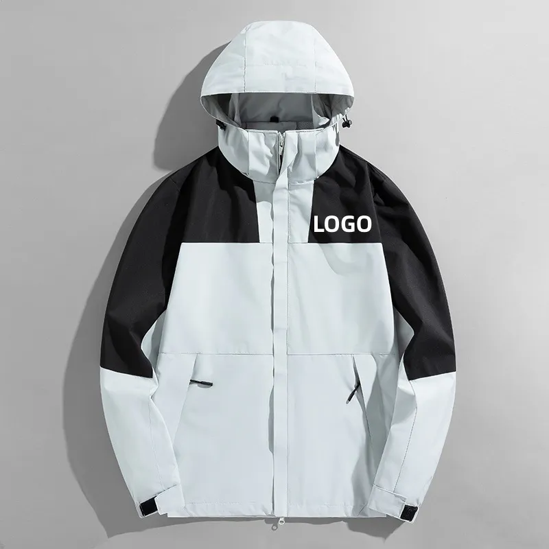 Men's and Women's Lightweight Windproof Waterproof Outdoor Jacket - Spring/Autumn Single Layer - Customizable Couple's Windbreaker thumbnail 1