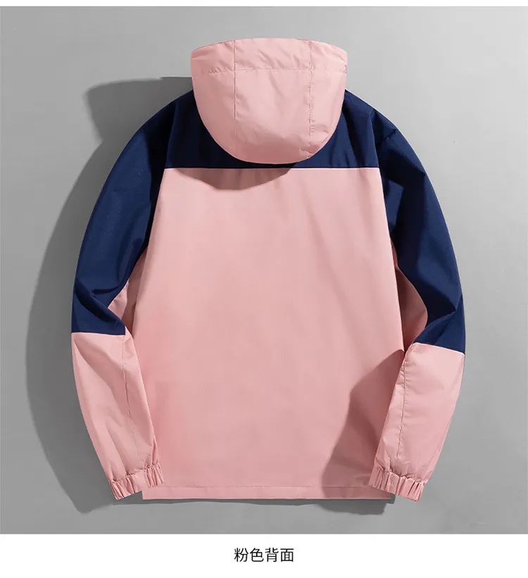 Men's and Women's Lightweight Windproof Waterproof Outdoor Jacket - Spring/Autumn Single Layer - Customizable Couple's Windbreaker showcase 12