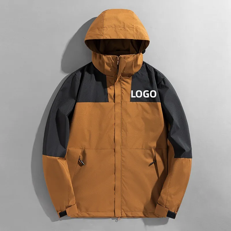 Men's and Women's Lightweight Windproof Waterproof Outdoor Jacket - Spring/Autumn Single Layer - Customizable Couple's Windbreaker thumbnail 3