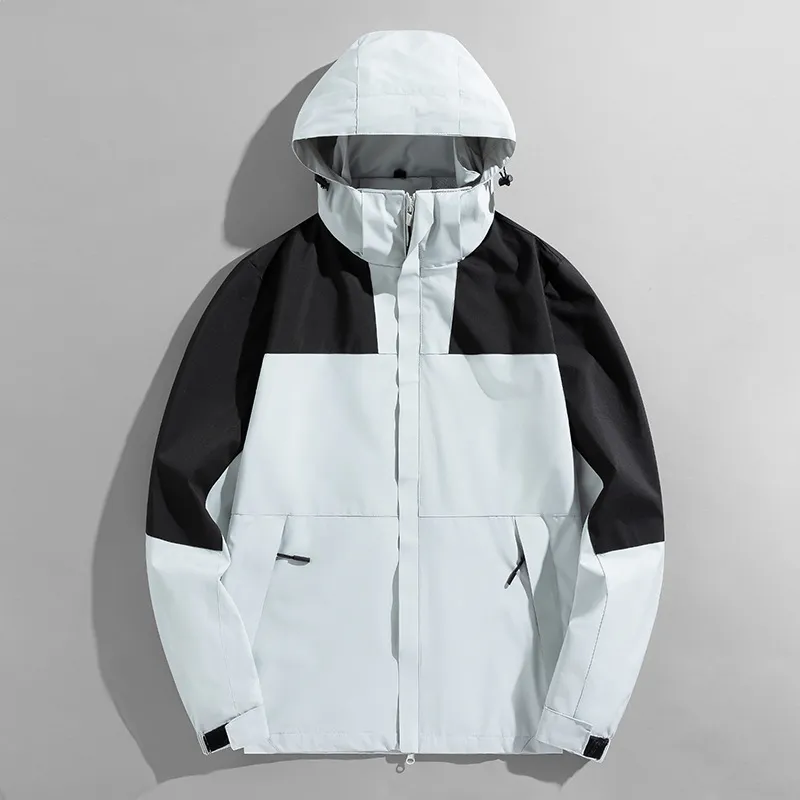 Men's and Women's Lightweight Windproof Waterproof Outdoor Jacket - Spring/Autumn Single Layer - Customizable Couple's Windbreaker thumbnail 9