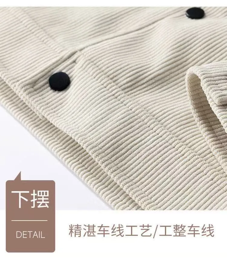 Men's Retro Japanese Casual Jacket Trendy Lapel Workwear Top Versatile Outerwear for Spring Autumn Fashion showcase 15