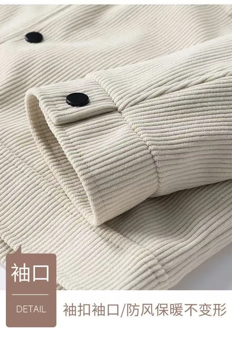 Men's Retro Japanese Casual Jacket Trendy Lapel Workwear Top Versatile Outerwear for Spring Autumn Fashion showcase 14