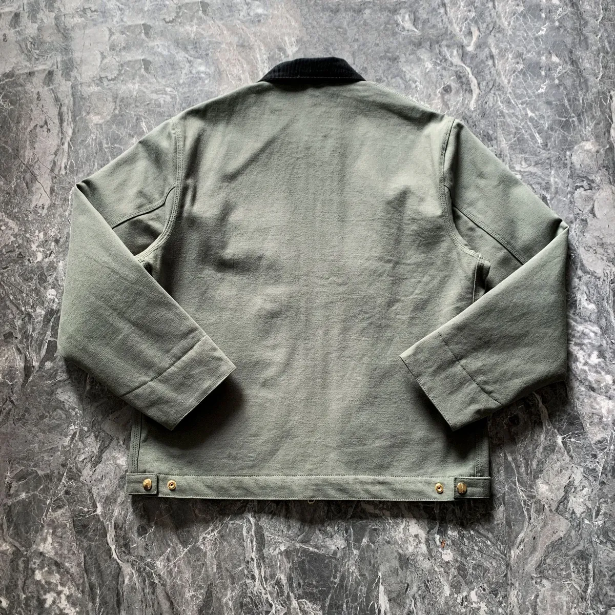 Men's Detroit Style Workwear Jacket with Felt Lining - Casual Lapel Coat, Durable Outerwear for Construction, Mechanics, and Outdoor Work showcase 7