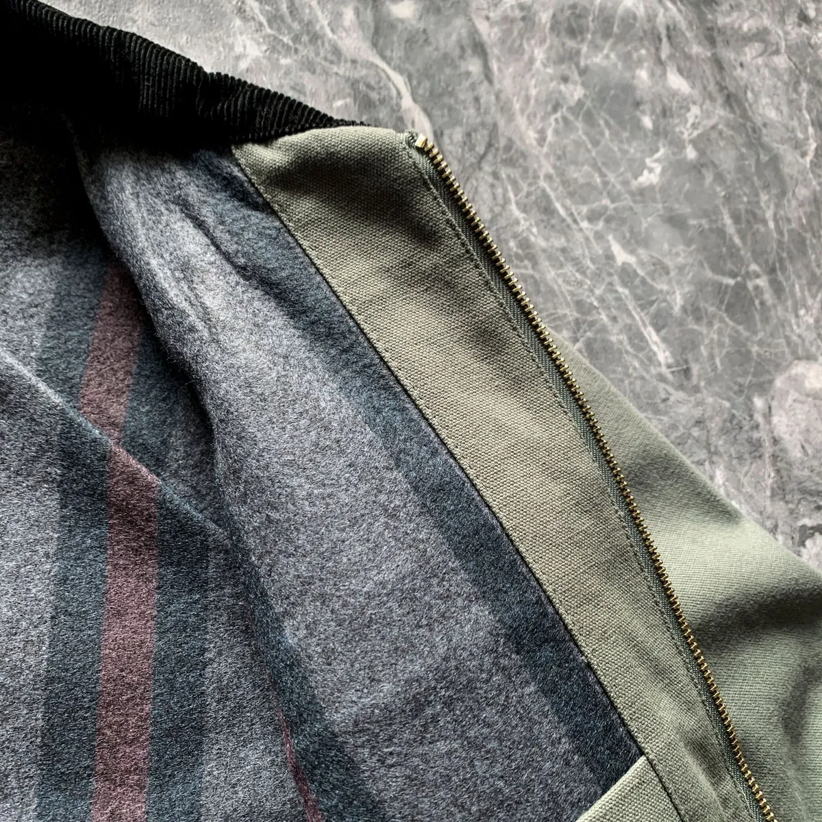 Men's Detroit Style Workwear Jacket with Felt Lining - Casual Lapel Coat, Durable Outerwear for Construction, Mechanics, and Outdoor Work showcase 12