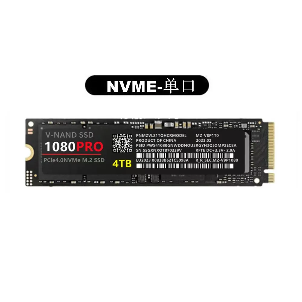 High-Speed M.2 NVMe SSD 1TB 2TB 4TB Internal Solid State Drive for Laptop Desktop PC Upgrade - Black Disk M.2 2280 Pro showcase 2