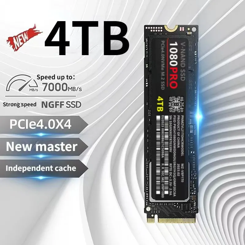 High-Speed M.2 NVMe SSD 1TB 2TB 4TB Internal Solid State Drive for Laptop Desktop PC Upgrade - Black Disk M.2 2280 Pro showcase 4
