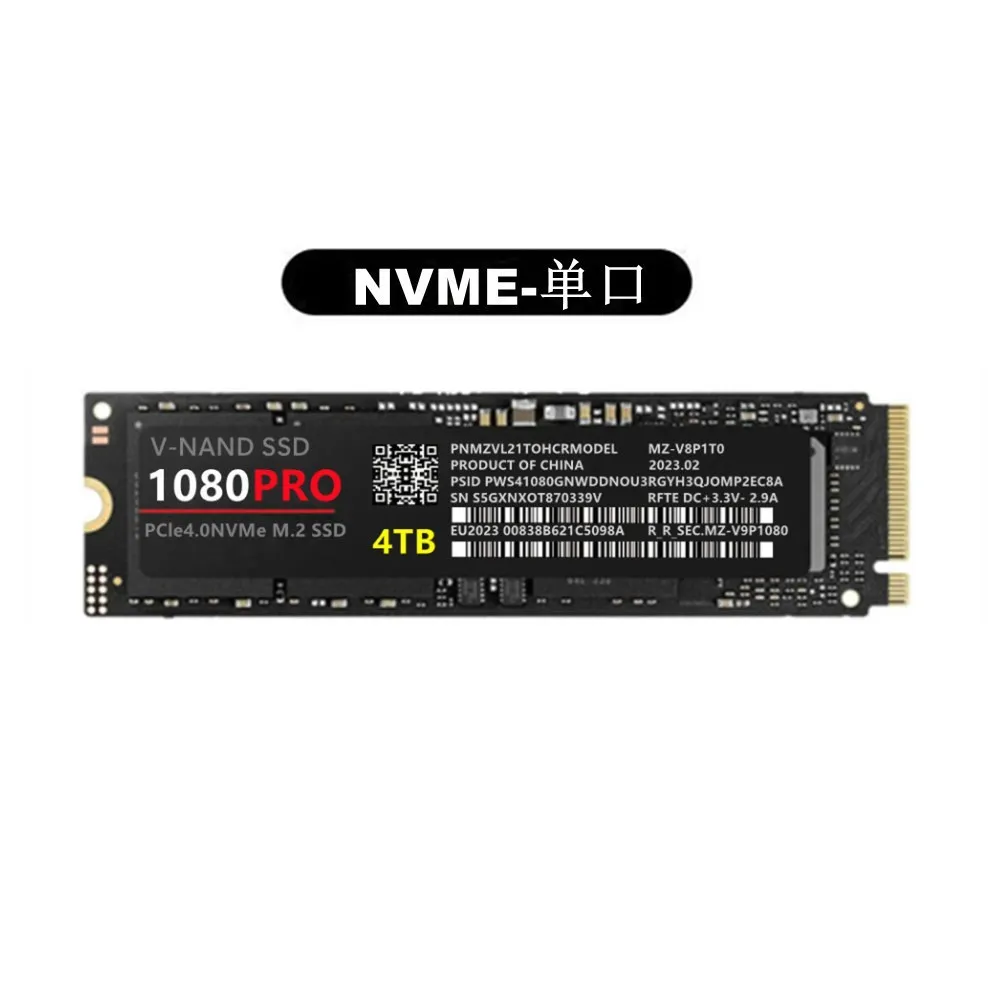 High-Speed M.2 NVMe SSD 1TB 2TB 4TB Internal Solid State Drive for Laptop Desktop PC Upgrade - Black Disk M.2 2280 Pro thumbnail 4