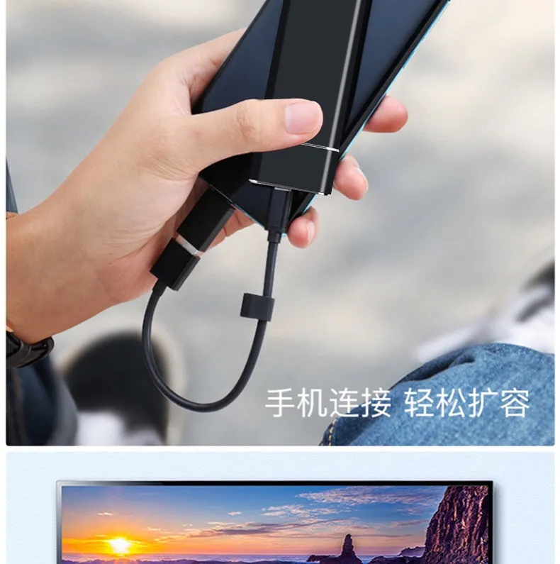32TB High-Speed Portable Mobile Hard Drive USB 3.1 SSD Solid State Drive 4TB 2TB External Storage for PC Laptop thumbnail 2