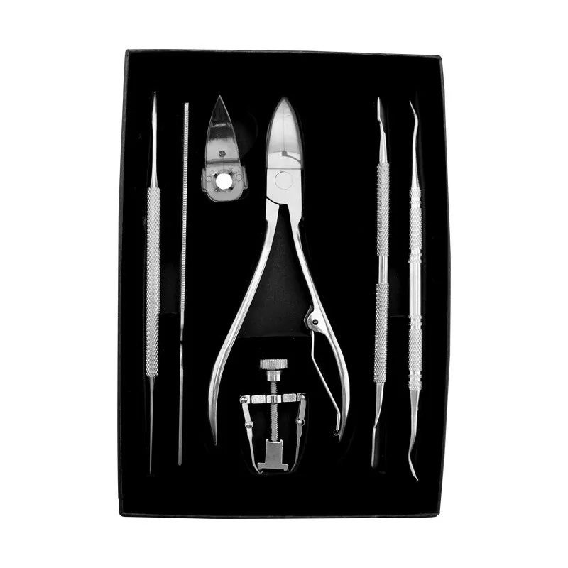 Professional Stainless Steel Nail Clipper Set for Ingrown Toenails - Precision Manicure Pedicure Tools for Thick Nails, Dead Skin Removal, and Nail Groove Care thumbnail 5