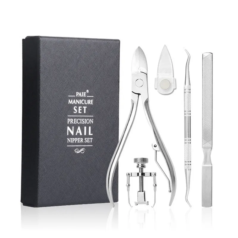 Professional Stainless Steel Nail Clipper Set for Ingrown Toenails - Precision Manicure Pedicure Tools for Thick Nails, Dead Skin Removal, and Nail Groove Care thumbnail 4