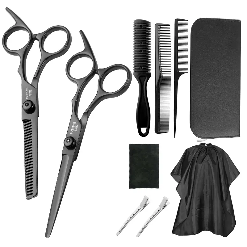All Black - 10 Piece Set