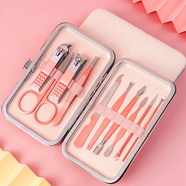 Professional Stainless Steel Manicure Pedicure Set - Nail Clippers, Cuticle Pusher, Nail File, and More - Complete Nail Care Kit for Men and Women thumbnail 7