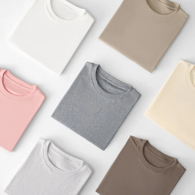 Women's Long Sleeve Round Neck T-Shirt - Slim Fit Casual Top for Spring & Fall - Stylish Bottoming Shirt thumbnail 4