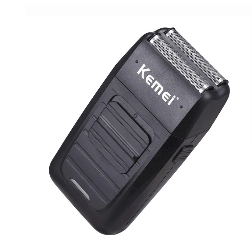 Kemei KM-1102 Electric Shaver for Men - Rechargeable Cordless Foil Shaver with Double Mesh - Powerful Close Shave for Home and Travel showcase 1