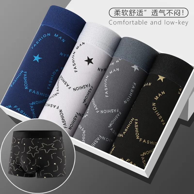 Men's Boxer Briefs Underwear Multipack - Comfortable Cotton Blend Mid-Waist Boxers for Teen Boys and Young Men - Breathable and Durable Shorts thumbnail 8