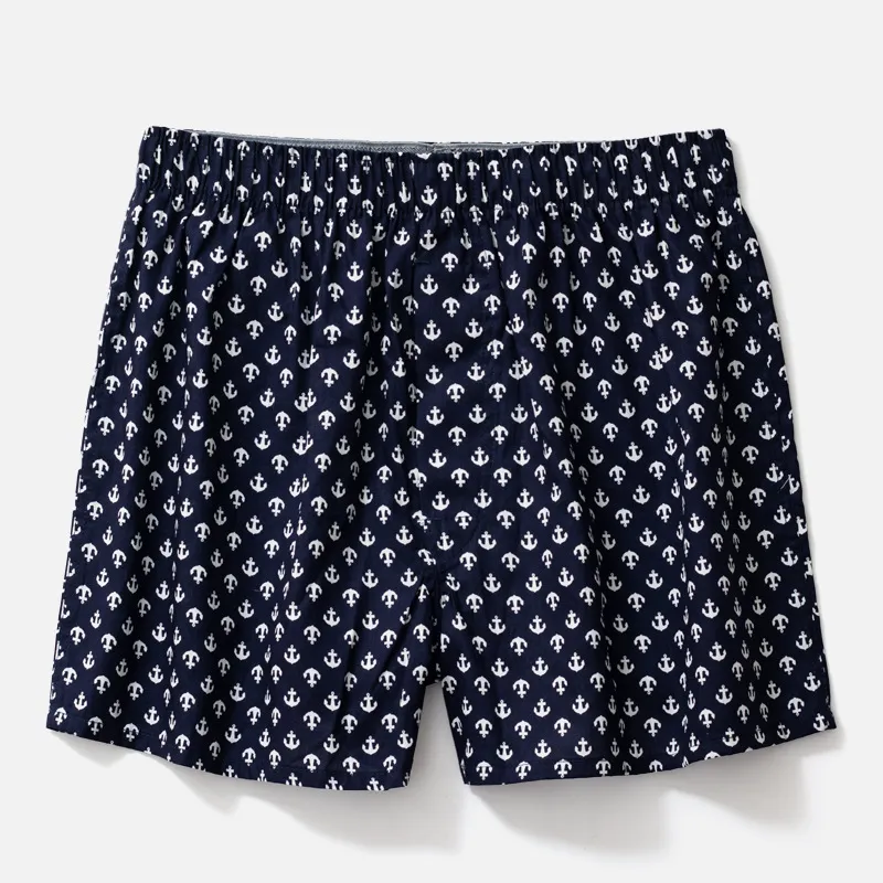 Men's Pure Cotton Boxer Shorts - Loose Fit, Comfortable Underwear, Sleepwear, Plus Size Available - Breathable and Soft thumbnail 6