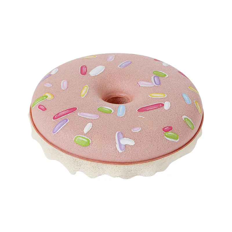 Donut Sponge Dishwashing Brush with Suction Cup - Non-Stick Pan Cleaning Tool - Kitchen Cleaning Gadget - Easy Dishwashing thumbnail 2