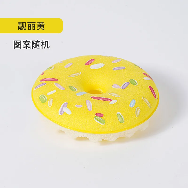 Donut Sponge Dishwashing Brush with Suction Cup - Non-Stick Pan Cleaning Tool - Kitchen Cleaning Gadget - Easy Dishwashing thumbnail 5