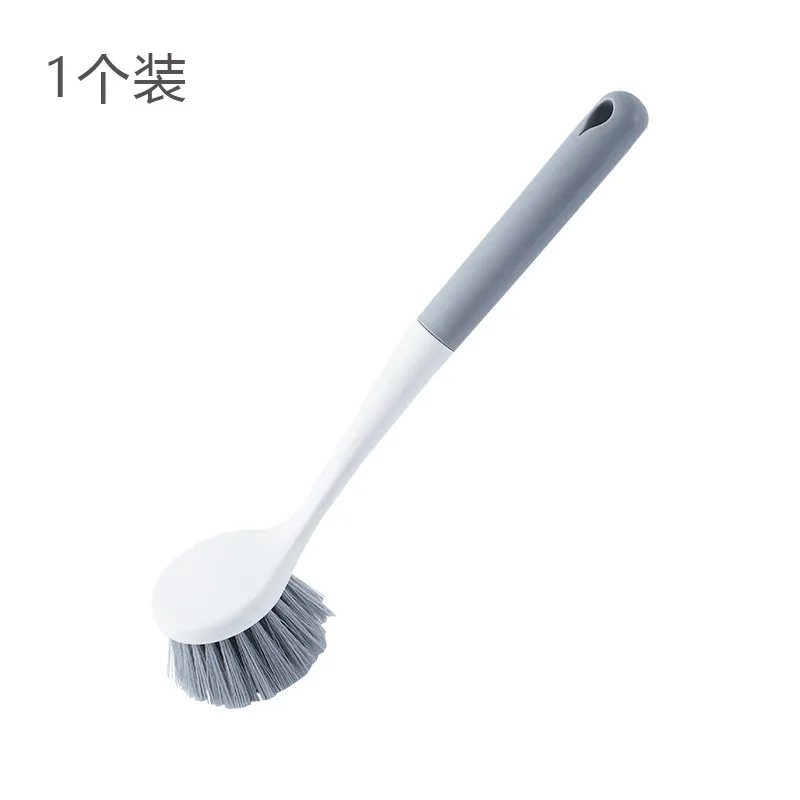 Long Handle Dish Brush for Pots and Pans - Non-Scratch Kitchen Cleaning Brush Tool for Non-Stick Cookware, Household Scrub Brush for Sink, Dishes, and Surfaces thumbnail 6