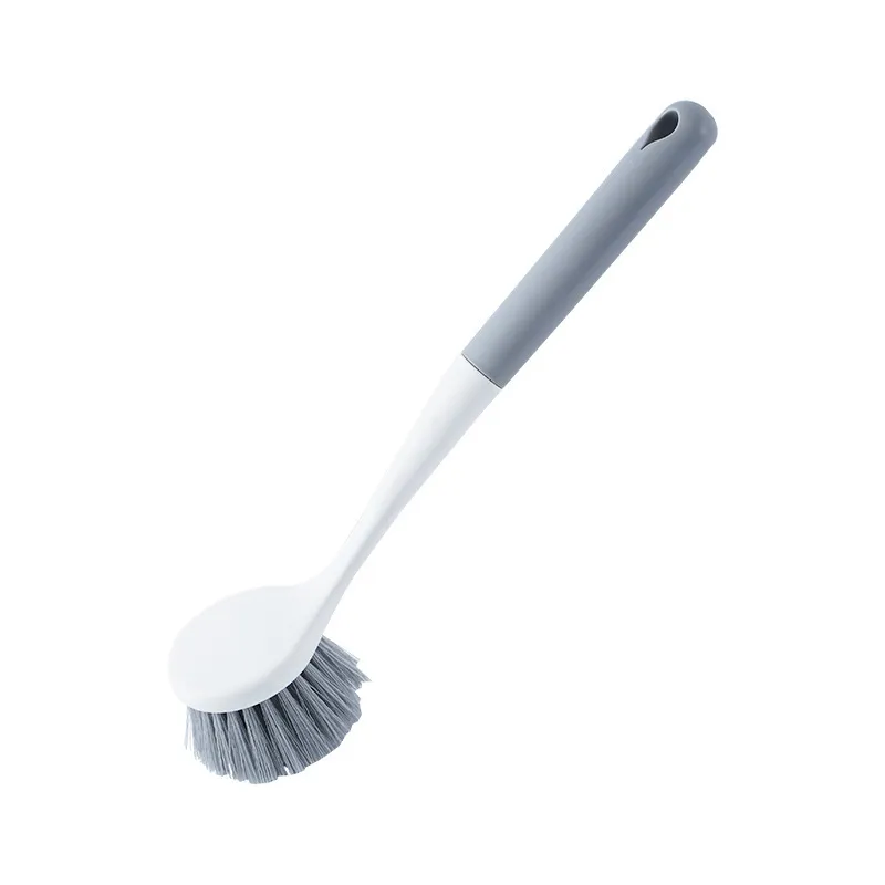 Long Handle Dish Brush for Pots and Pans - Non-Scratch Kitchen Cleaning Brush Tool for Non-Stick Cookware, Household Scrub Brush for Sink, Dishes, and Surfaces thumbnail 2