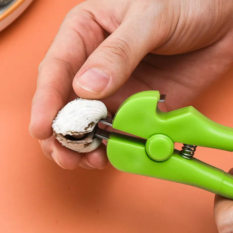 Seafood Shellfish Opening Tool Set - Blood Clam, Flower Clam, Hairy Clam Pliers - Stainless Steel Shell Clip for Easy Opening and Peeling thumbnail 1