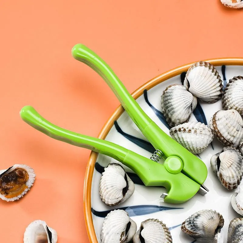 Seafood Shellfish Opening Tool Set - Blood Clam, Flower Clam, Hairy Clam Pliers - Stainless Steel Shell Clip for Easy Opening and Peeling thumbnail 4