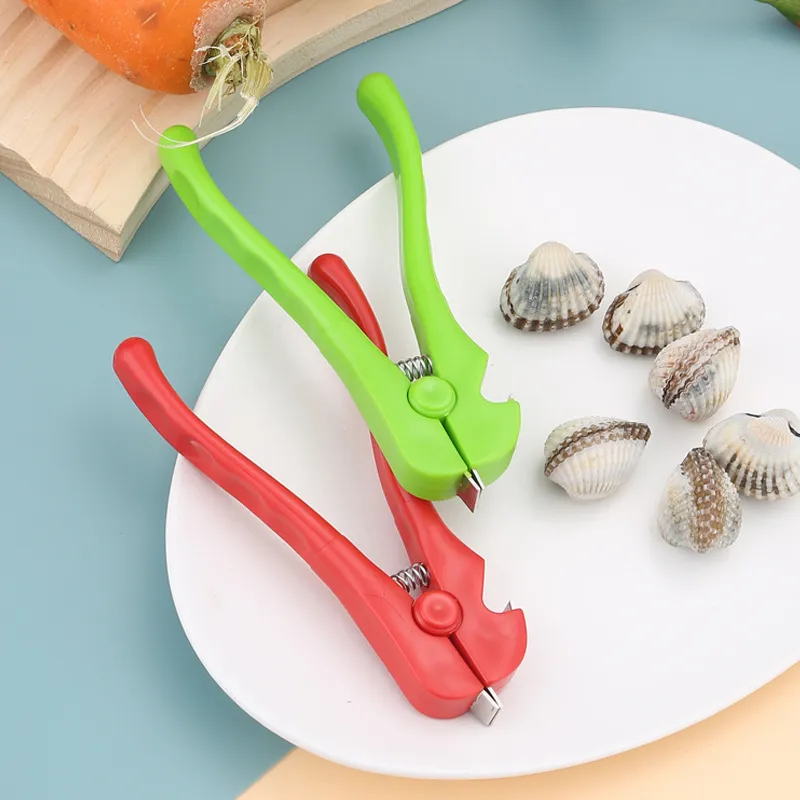 Seafood Shellfish Opening Tool Set - Blood Clam, Flower Clam, Hairy Clam Pliers - Stainless Steel Shell Clip for Easy Opening and Peeling thumbnail 6