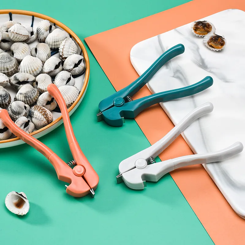 Seafood Shellfish Opening Tool Set - Blood Clam, Flower Clam, Hairy Clam Pliers - Stainless Steel Shell Clip for Easy Opening and Peeling thumbnail 3