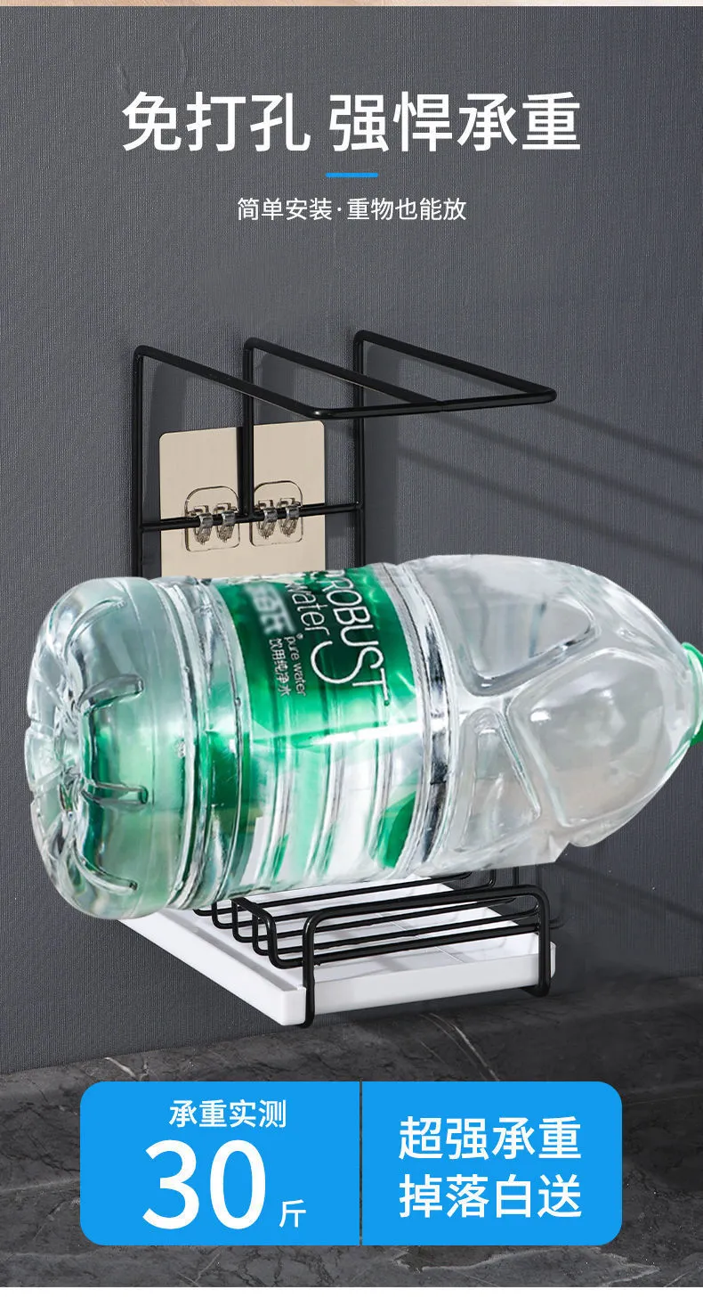 Wall Mounted Kitchen Cloth Rack - No Drill Countertop Storage Organizer for Drying Cloths, Household Items, Bathroom Drainage, Hanging Rack - Space Saving Solution showcase 9