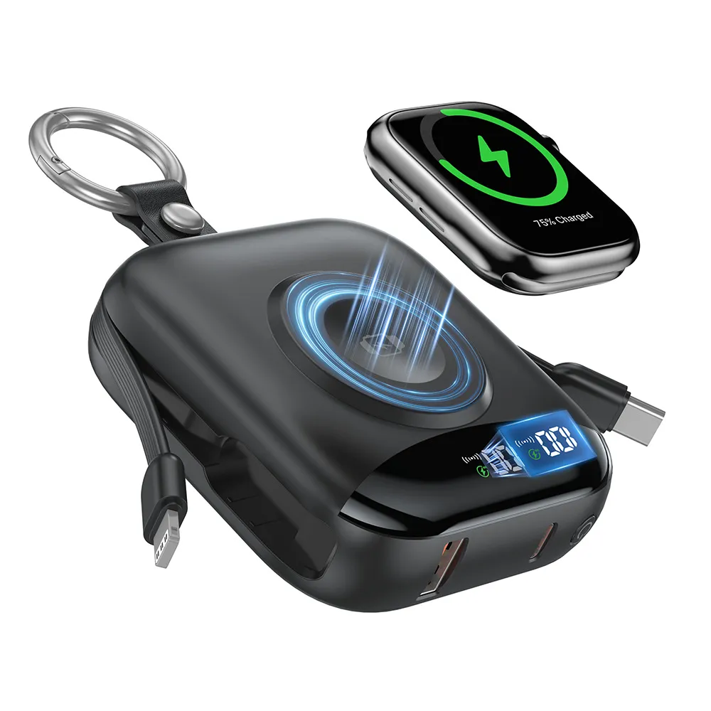 Apple Watch Wireless Charger Power Bank - Portable Magnetic Fast Charging Station - UL2056/FCC/CE/UKCA Certified - Travel Friendly - Compatible with iWatch Series