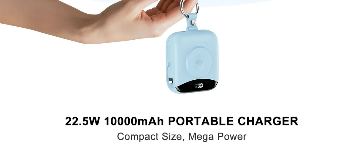 Apple Watch Wireless Charger Power Bank - Portable Magnetic Fast Charging Station - UL2056/FCC/CE/UKCA Certified - Travel Friendly - Compatible with iWatch Series showcase 16