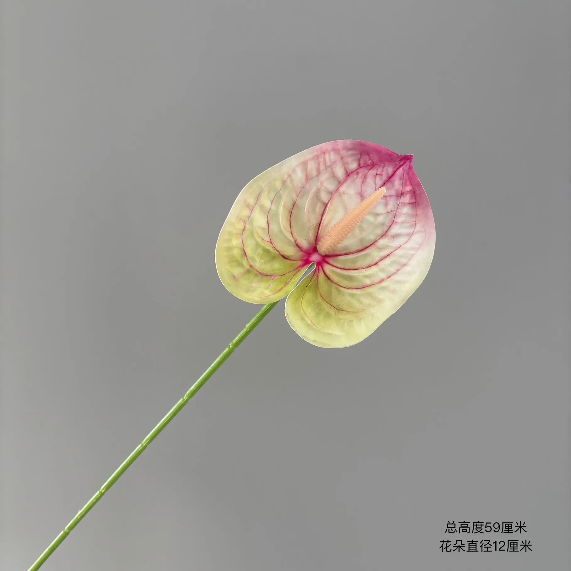 Artificial Flamingo Palm Flower Decoration - Single Hand Red Palm Fake Flower for Home, Wedding, and Soft Flower Art Ornaments thumbnail 10