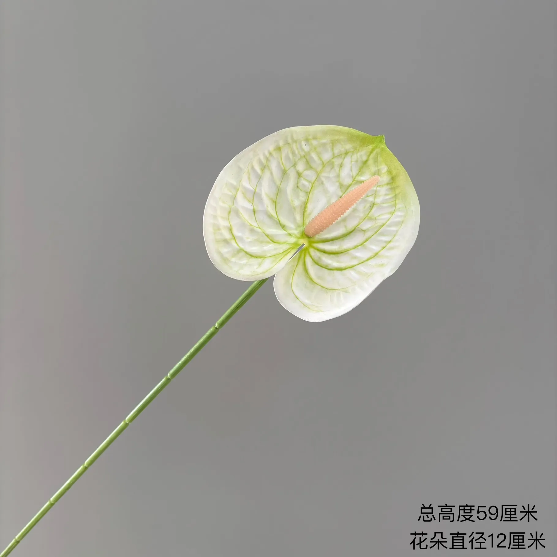 Artificial Flamingo Palm Flower Decoration - Single Hand Red Palm Fake Flower for Home, Wedding, and Soft Flower Art Ornaments thumbnail 7
