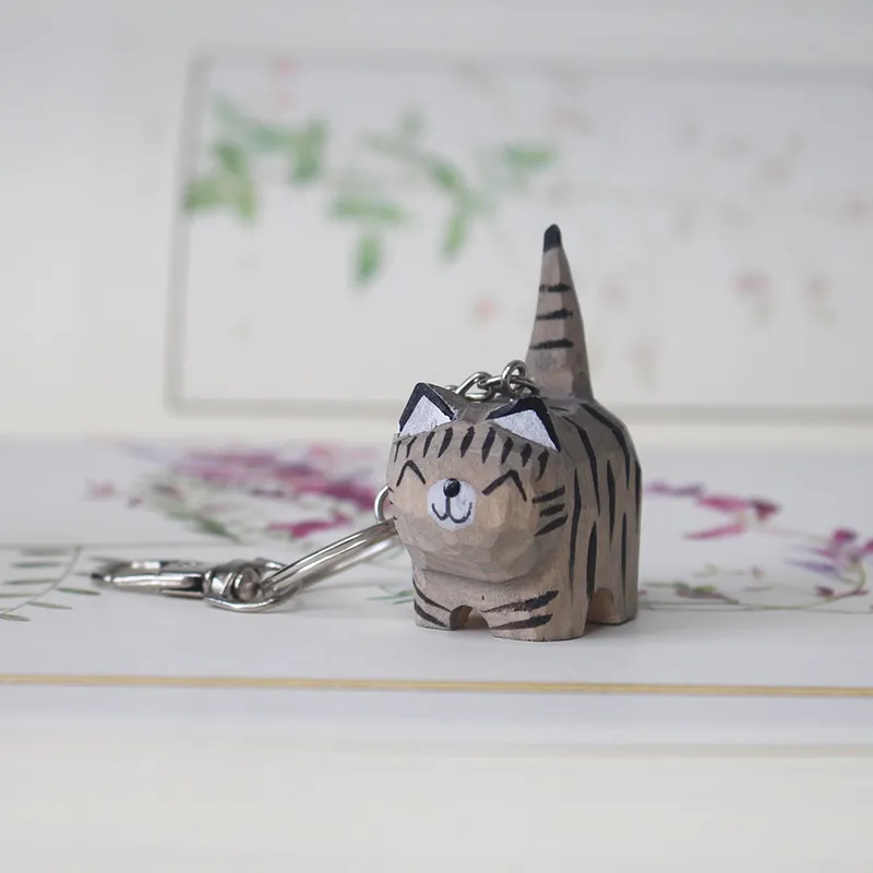 Gray Cat (Keychain)