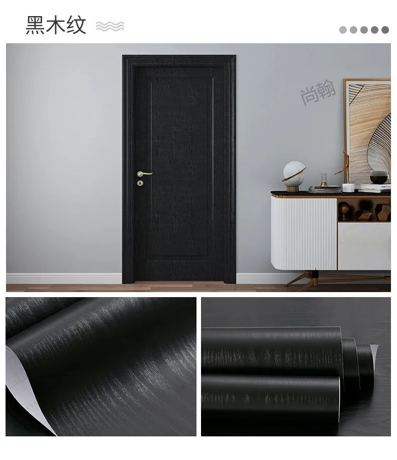 Wood Grain Self-Adhesive Wallpaper Stickers - Waterproof, Oil-Proof, Color Change Renovation for Home, Bedroom, Dorm, Desktop, and Walls - Wholesale Available showcase 8
