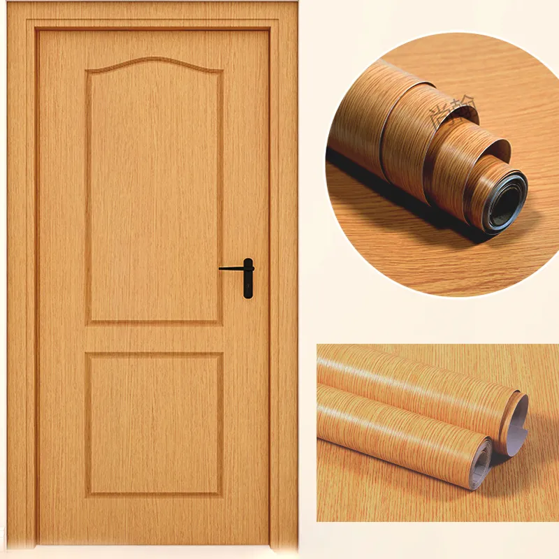 Wood Grain Self-Adhesive Wallpaper Stickers - Waterproof, Oil-Proof, Color Change Renovation for Home, Bedroom, Dorm, Desktop, and Walls - Wholesale Available thumbnail 10
