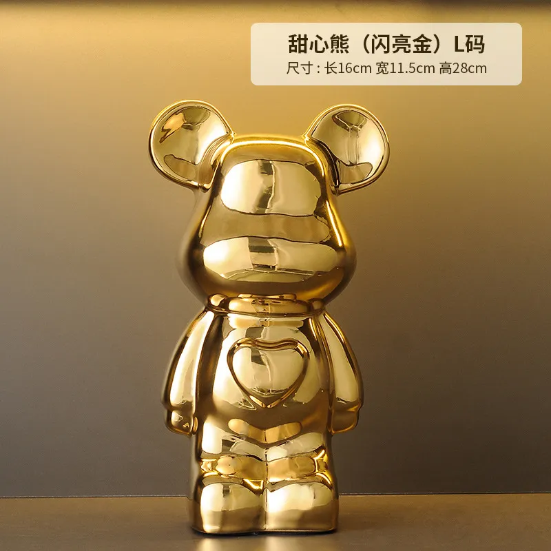 Sweetheart Bear - Gold 28cm