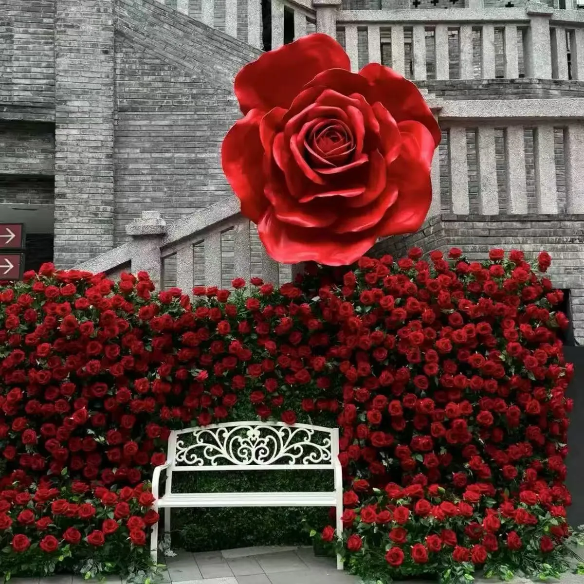 Artificial Velvet Roses - Single Stem Fake Flowers for Wedding, Home Decoration, Bouquets, and Wholesale showcase 10