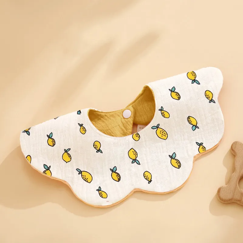 Waterproof Baby Bibs 360 Degree Rotating Petal Design - Newborn Saliva Towel, A-Class Gauze, Infant Bibs for Feeding and Drooling thumbnail 8