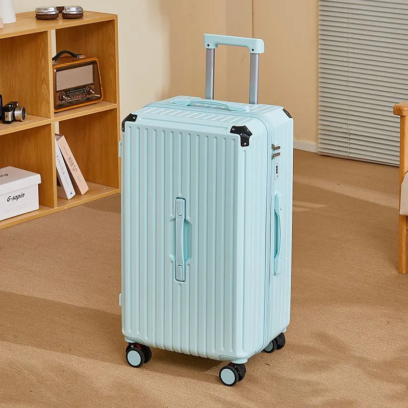 Durable Multifunctional Suitcase Set - 20, 24, 28 Inch Trolley Luggage with Password Lock, Reinforced Corners - Strong Travel Case for Men & Women thumbnail 10