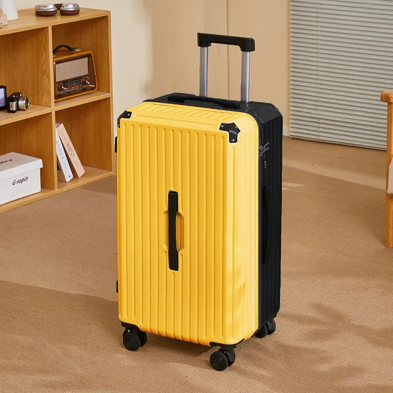 Durable Multifunctional Suitcase Set - 20, 24, 28 Inch Trolley Luggage with Password Lock, Reinforced Corners - Strong Travel Case for Men & Women thumbnail 6