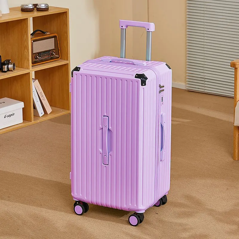 Durable Multifunctional Suitcase Set - 20, 24, 28 Inch Trolley Luggage with Password Lock, Reinforced Corners - Strong Travel Case for Men & Women thumbnail 8