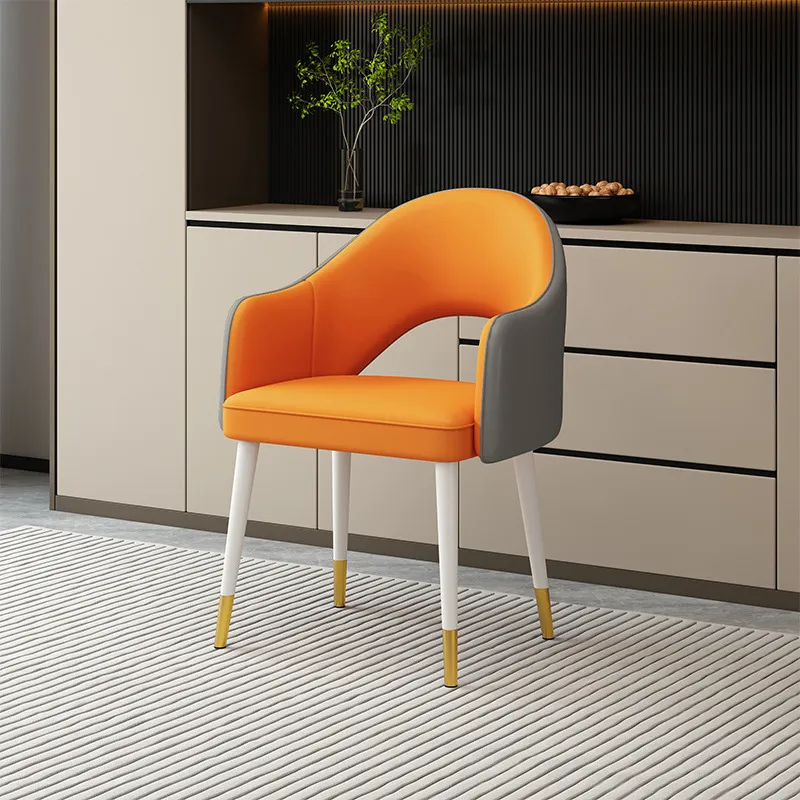 Orange Gray - Platinum Legs